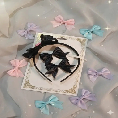 1760797364_Kids_Girls_Bow_Hairband_With_2_Pes_Bow_Clip1 - Coldzzz.com