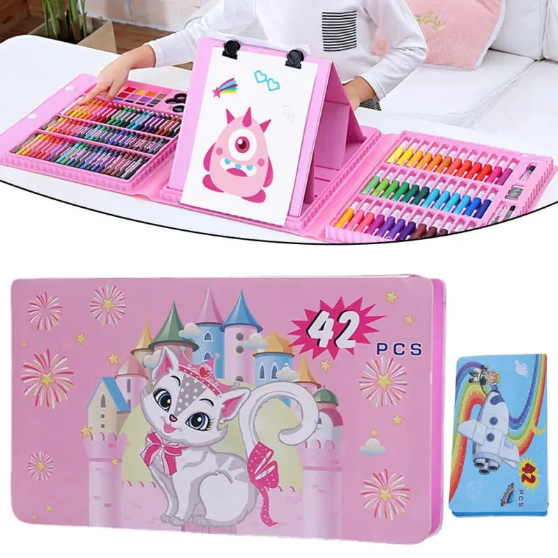 Drawing Painting Set 42pcs (Kids Toy) – Complete Art Kit for Creative Kids