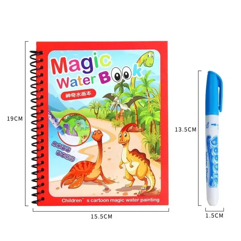 Magic Water Book (For Kids) – Reusable Coloring & Learning Book
