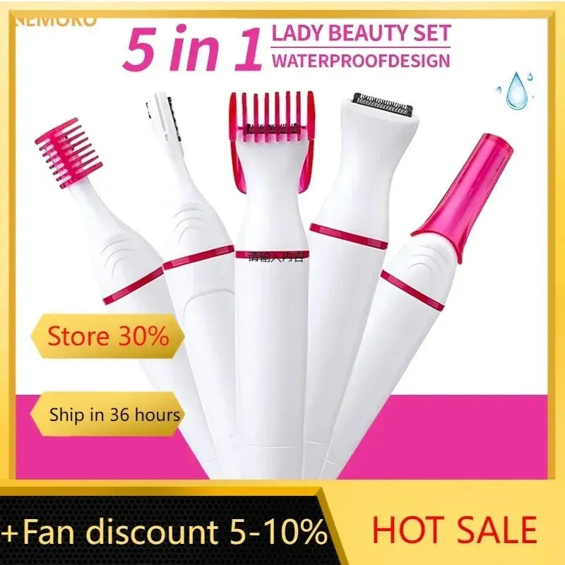 Veet Trimmer – Professional Rechargeable Women’s Hair Removal & Body Grooming Trimmer