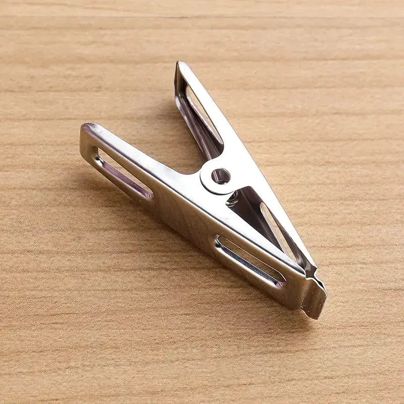 Stainless Steel Clothes Clips | Heavy Duty Rust-Free Laundry Pegs for Drying Clothes