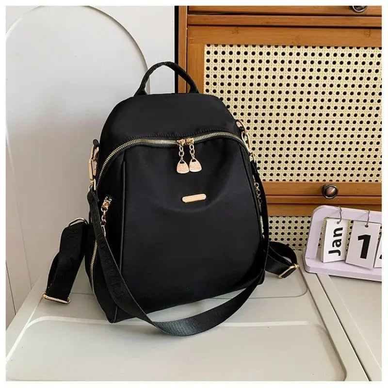 Ladies Crossbody Bag – Black & Printed Stylish Shoulder Bag