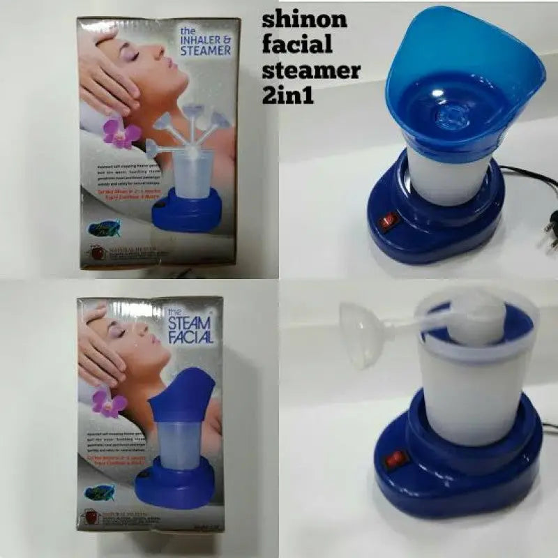 Shinon 2 in 1 Steamer – Facial Steamer & Humidifier for Skin Care | Portable Steam Facial Sauna for Deep Cleaning, Glow & Relaxation