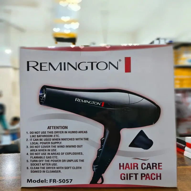 Remington Hair Dryer FR-5057 – Professional Electric Blow Dryer for Fast Drying & Styling | Powerful Salon-Grade Hair Dryer for Home Use