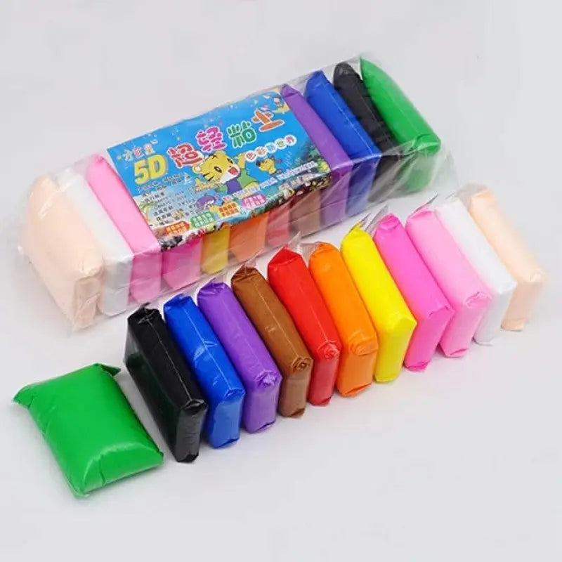 Kids Playing Clay – 12 Colors Set (Creative Toy for Kids)