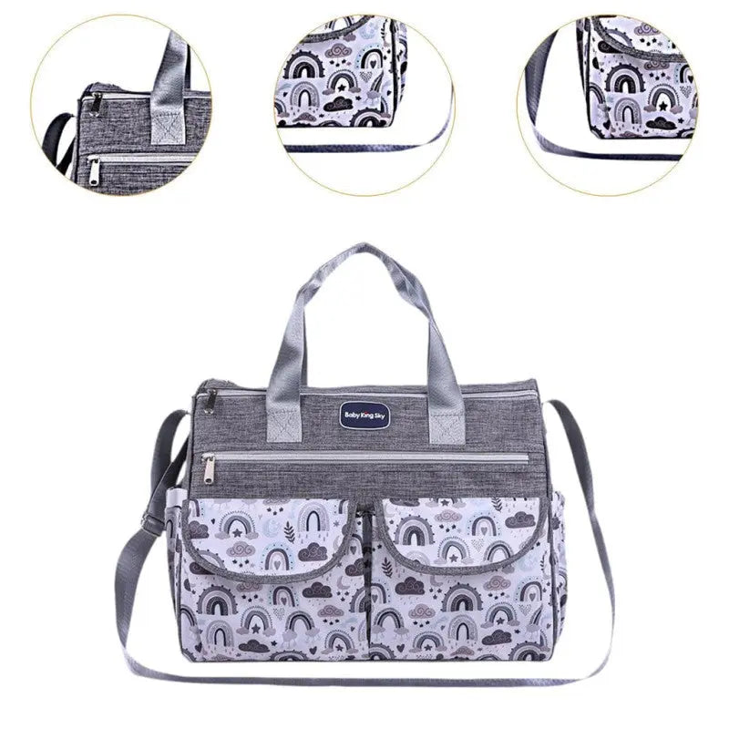Maxbell Diaper Bag Tote Lightweight Newborn with Shoulder Strap Organizer