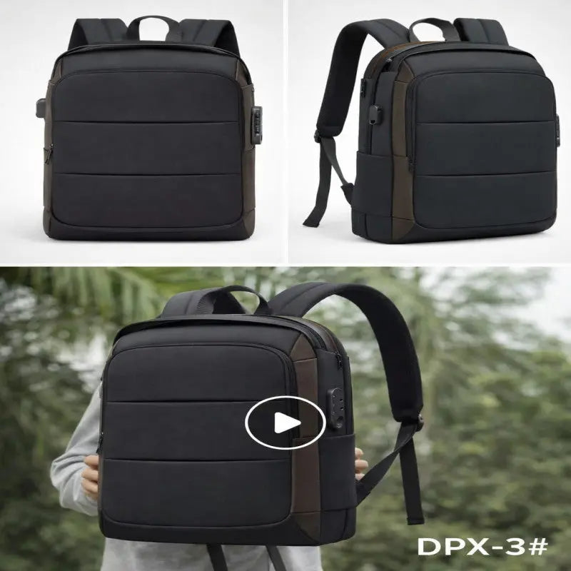 DPX-3 Smart Backpack – Stylish & Durable Laptop Bag for Office, College & Travel
