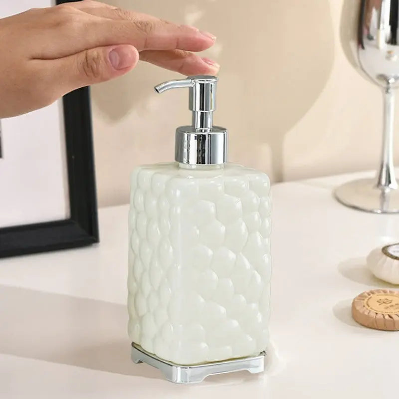 450ml Hand Sanitizer Dispenser Bottle – Plastic Soap & Liquid Dispenser Pump Bottle for Home, Office & Bathroom Use