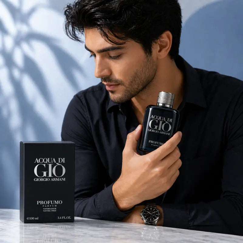 ACQUA Di GIO Profumo for Men 100ml – Long Lasting Luxury Perfume & Perfect Gift for Men