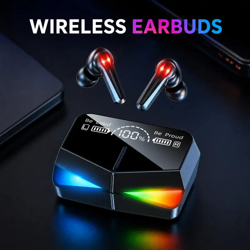M28 TWS Bluetooth Wireless Earbuds – Gaming Earbuds with HD Sound & Noise Reduction