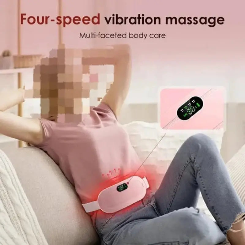 Electric Heating Pad for Menstrual Cramp Relief – USB Type-C Portable Women’s Massager Belt