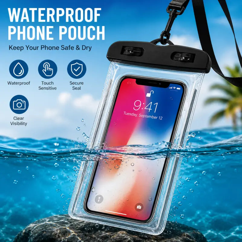 Mobile Water Pouch – Portable Silicone Water Bag for Outdoor, Travel & Daily Use