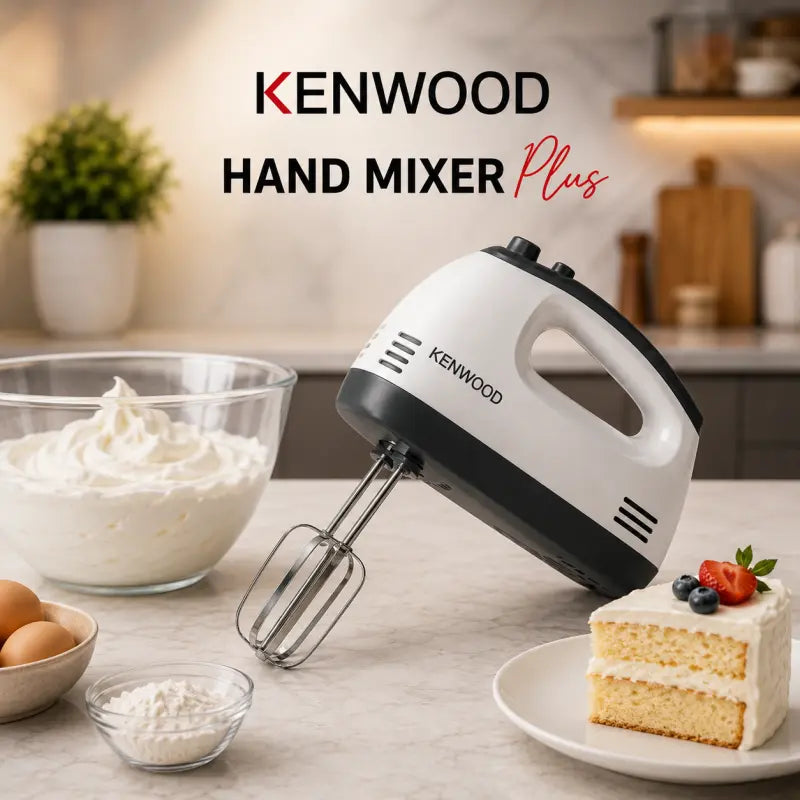 Kenwood Plus 7-Speed Hand Mixer – Electric Kitchen Beater for Baking, Whipping & Mixing