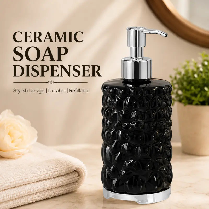 450ml Hand Sanitizer Dispenser Bottle – Plastic Soap & Liquid Pump Dispenser for Bathroom, Kitchen & Office Use