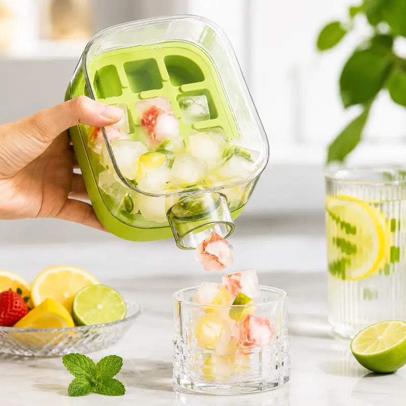 Cool Ice Cube Bottle 500ML – Leak Proof Stylish Water Bottle for School, Gym, Travel & Daily Hydration
