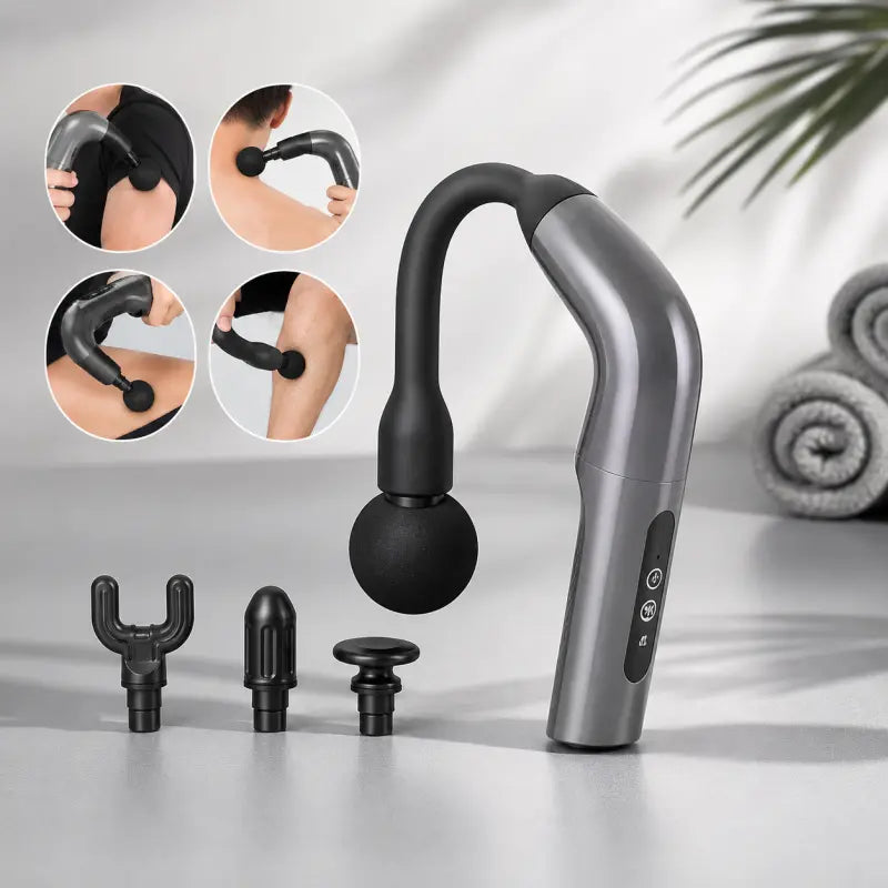 Adjustable Gun Massager | Deep Tissue Massage Gun for Muscle Pain Relief & Relaxation