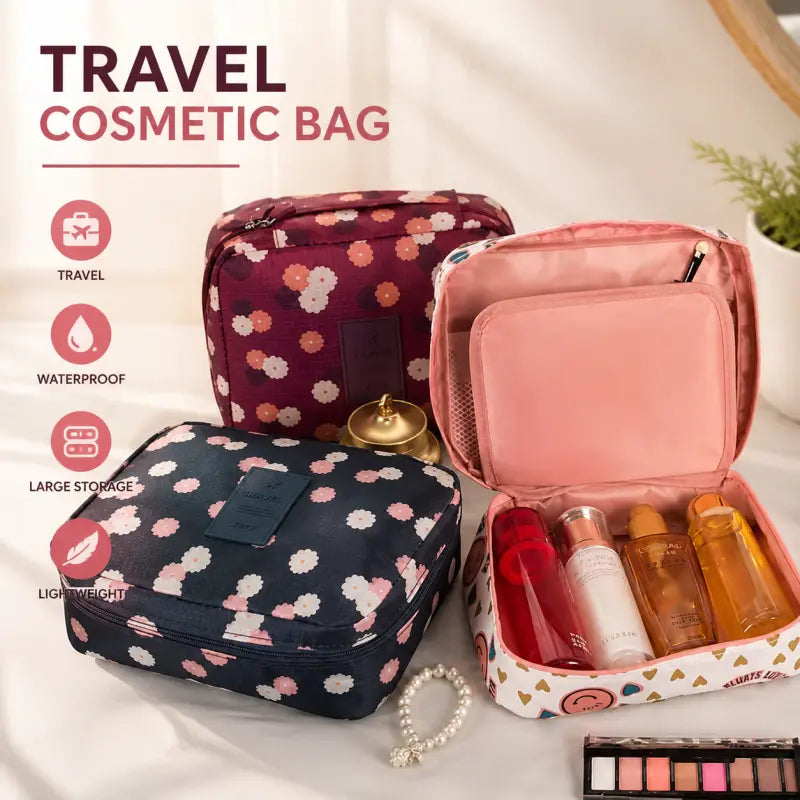 Travel Pouch – Multi-Purpose Storage Bag for Cosmetics, Toiletries & Travel Essentials Organizer