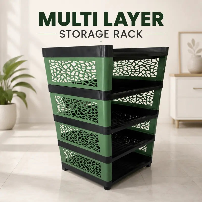 5 Layer Flower Shoe Rack – Stylish Space Saving Shoe Storage Organizer Shelf for Home & Entryway