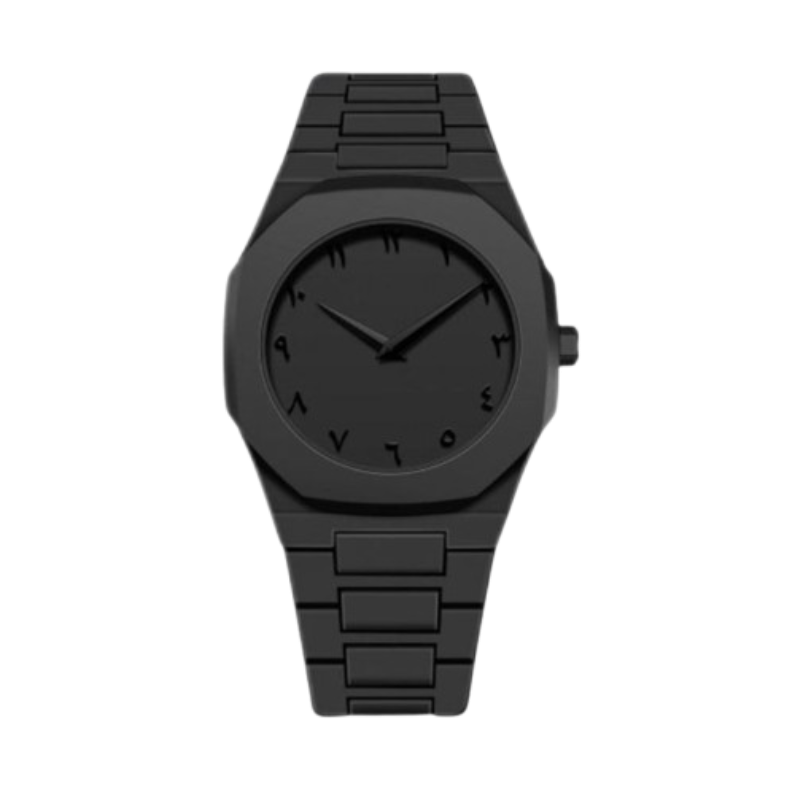 Aura Fiber Edition – Sleek Arabic Dial Watch